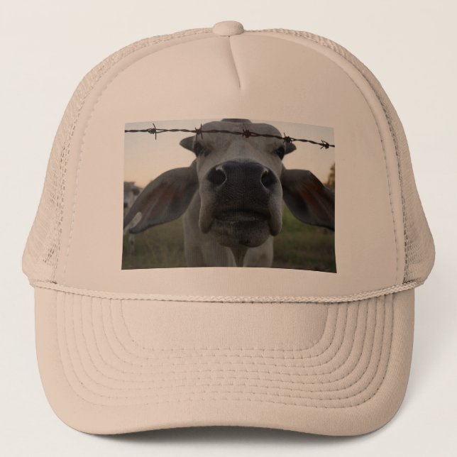 BRAHMAN BULL IN RURAL AUSTRALIA TRUCKER HAT (Front)