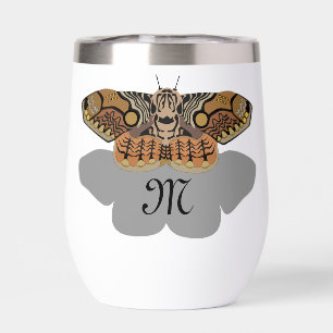 Brahmin Moth Monogram