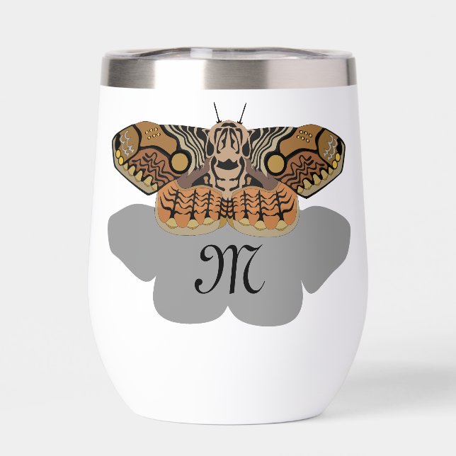 Brahmin Moth Monogram (Back)