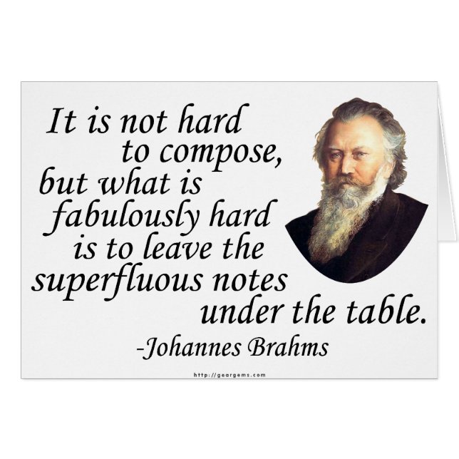 Brahms on Composing (Front Horizontal)