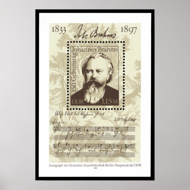 Brahms Poster (Front)