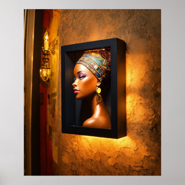 "Braided Brilliance: 3D Wall Art  (Front)