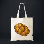 Braided Challah Bread Loaf Hanukkah Jewish Holiday Tote Bag<br><div class="desc">Canvas tote bag features an original marker illustration of a loaf of braided challah bread.
Don't see what you're looking for? Need help with customisation? Contact Rebecca to have something designed just for you.</div>