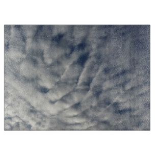 braided clouds cutting board