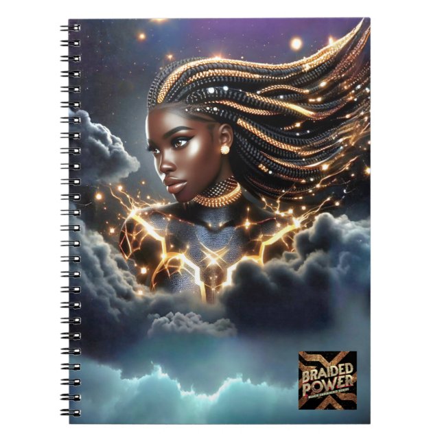 Braided Power Spiral Photo Notebook (Front)