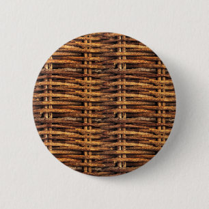 braiding 6 cm round badge