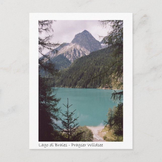 Braies Lake Postcard (Front)