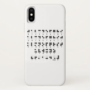 Braille alphabet blind letters symbol Case-Mate iPhone case