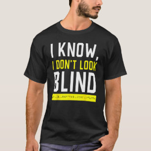 Braille Blind Awareness Visually Impaired Disabili T-Shirt