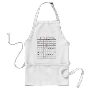 brailledoku standard apron