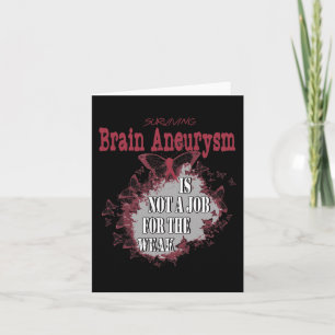 Brain Aneurysm Awareness 1 Card