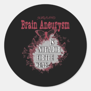 Brain Aneurysm Awareness 1 Classic Round Sticker