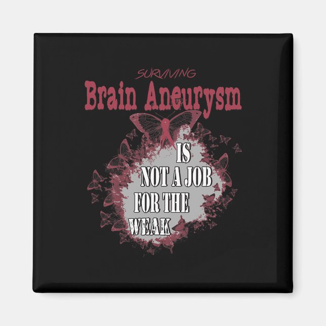 Brain Aneurysm Awareness 1 Magnet (Front)