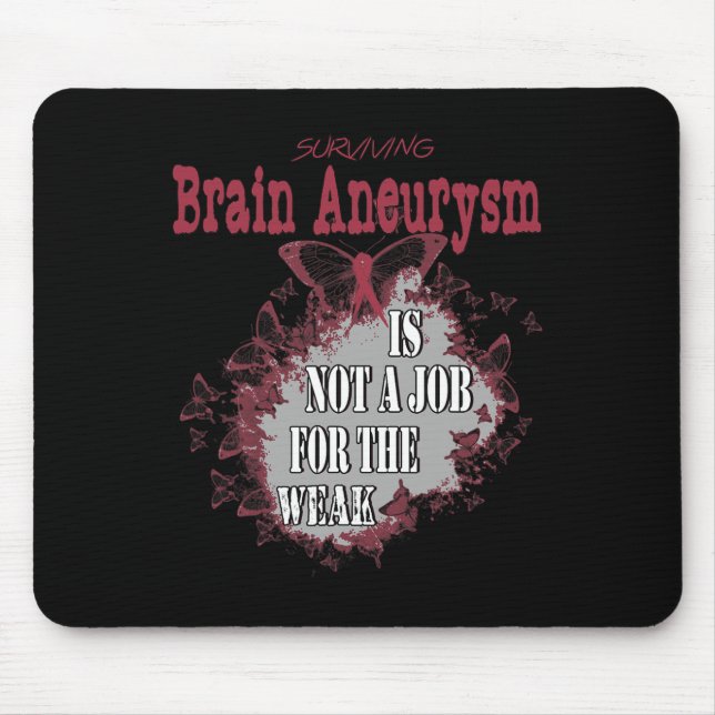 Brain Aneurysm Awareness 1 Mouse Pad (Front)
