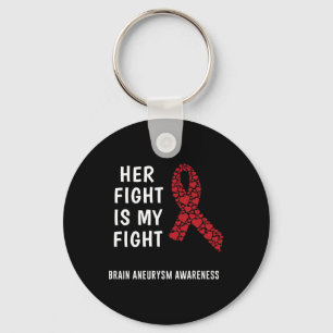 Brain Aneurysm Awareness Brain Surgery Supporter G Key Ring