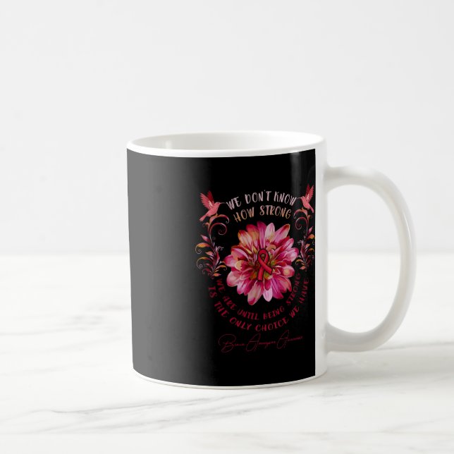 Brain Aneurysm AWARENESS Flower We Don't Know How  Coffee Mug (Right)