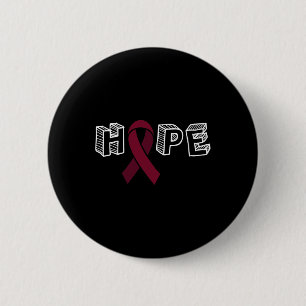 Brain Aneurysm Awareness Hope  6 Cm Round Badge