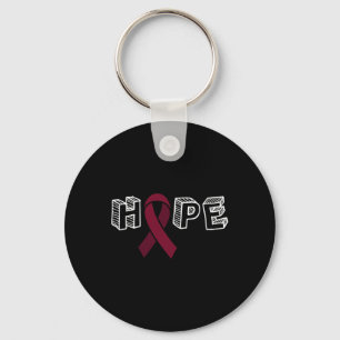 Brain Aneurysm Awareness Hope  Key Ring