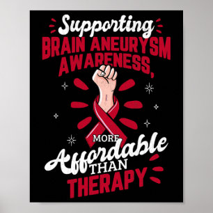 Brain Aneurysm Awareness Is Therapy Surgery Suppor Poster