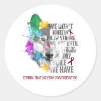 Brain Aneurysm Awareness Ribbon Support Gifts