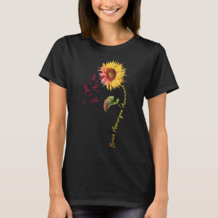 Brain Aneurysm Awareness Sunflower 1  T-Shirt