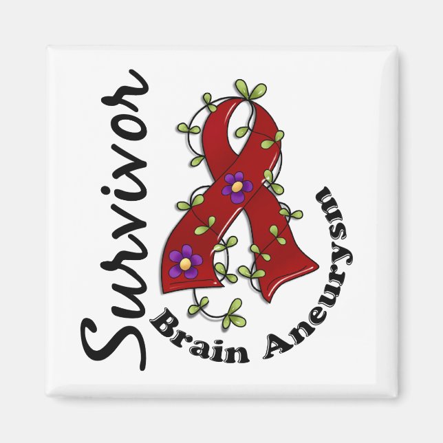 Brain Aneurysm Survivor 15 Magnet (Front)