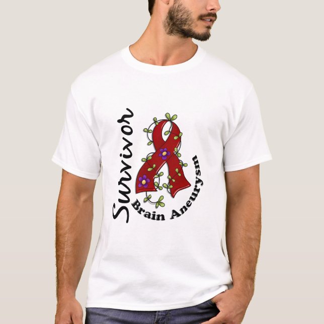 Brain Aneurysm Survivor 15 T-Shirt (Front)