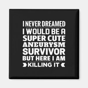 Brain Aneurysm Survivor Awareness Magnet