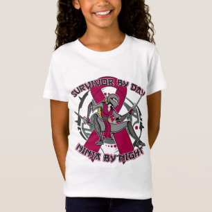 Brain Aneurysm Survivor By Day Ninja By Night T-Shirt