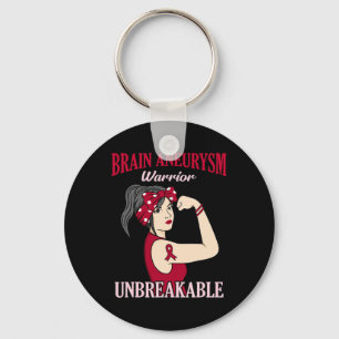 Brain Aneurysm Warrior Awareness Month Supporter G Key Ring