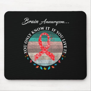 Brain Aneurysm Warrior I'm Fine 1 Mouse Pad