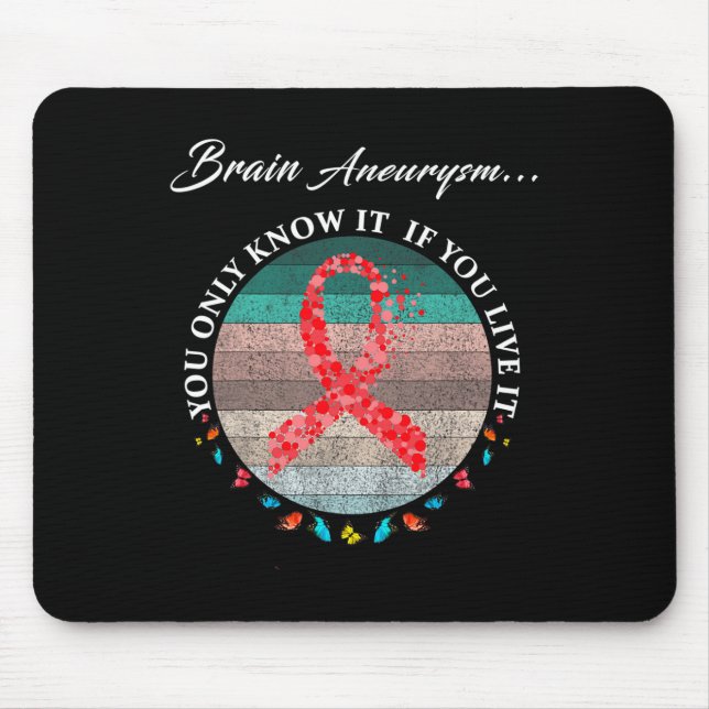 Brain Aneurysm Warrior I'm Fine 1 Mouse Pad (Front)