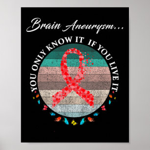 Brain Aneurysm Warrior I'm Fine 1 Poster