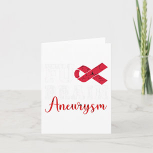 Brain Aneurysm Warrior Medical Condition Aneurysm  Card