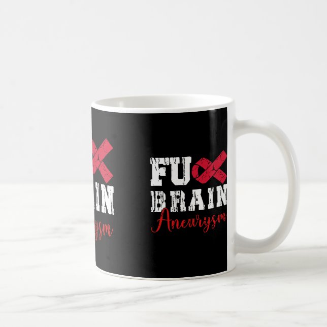 Brain Aneurysm Warrior Medical Condition Aneurysm  Coffee Mug (Right)