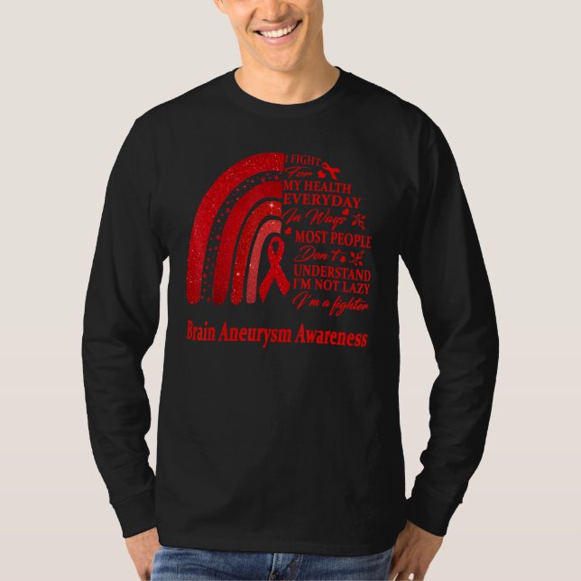 Brain Aneurysm Warrior T-Shirt (Front)