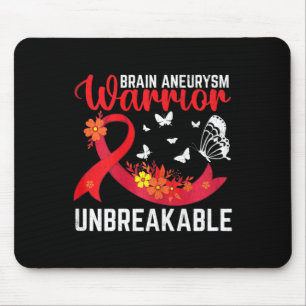 Brain Aneurysm Warrior Unbreakable Surgery Awarene Mouse Pad