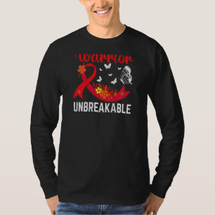 Brain Aneurysm Warrior Unbreakable Surgery Awarene T-Shirt