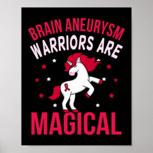 Brain Aneurysm Warriors Magical Awareness Month Gr Poster