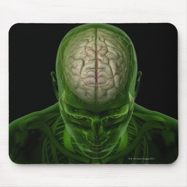 Brain Arteries Mouse Pad (Front)
