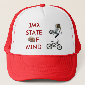 brain, bmxer, bmx bike, BMXSTATEofmind Trucker Hat