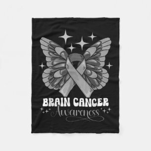 Brain Cancer Awareness _2 Fleece Blanket