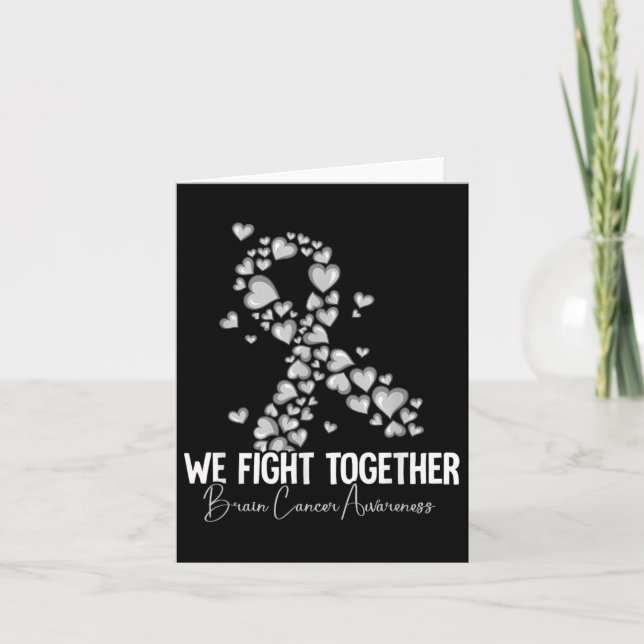 Brain Cancer Awareness _3  Card (Front)