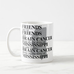 Brain Cancer Awareness in Mississippi Coffee Mug