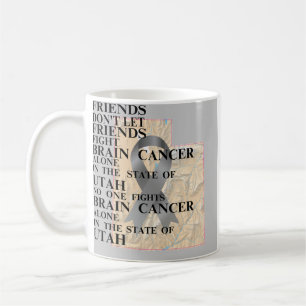 Brain Cancer Awareness in Utah Coffee Mug