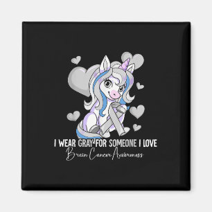 Brain Cancer Awareness Magnet