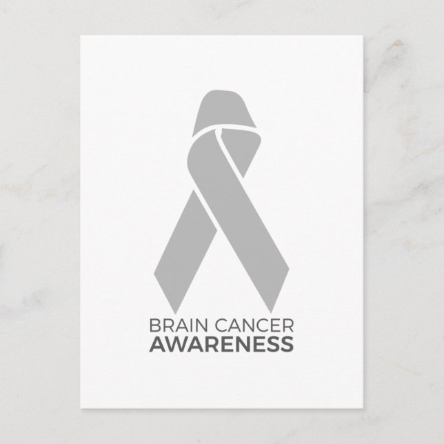 Brain Cancer Awareness Postcard (Front)