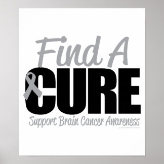 Brain Cancer Find A Cure Poster