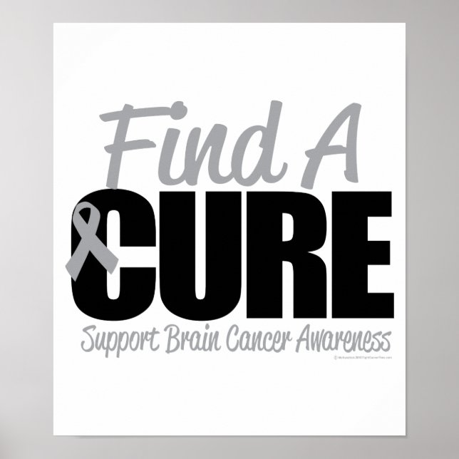 Brain Cancer Find A Cure Poster (Front)