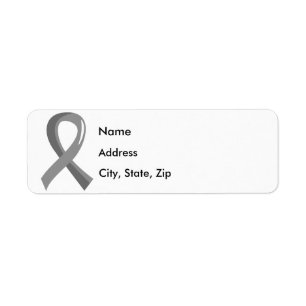 Brain Cancer Grey Ribbon 3